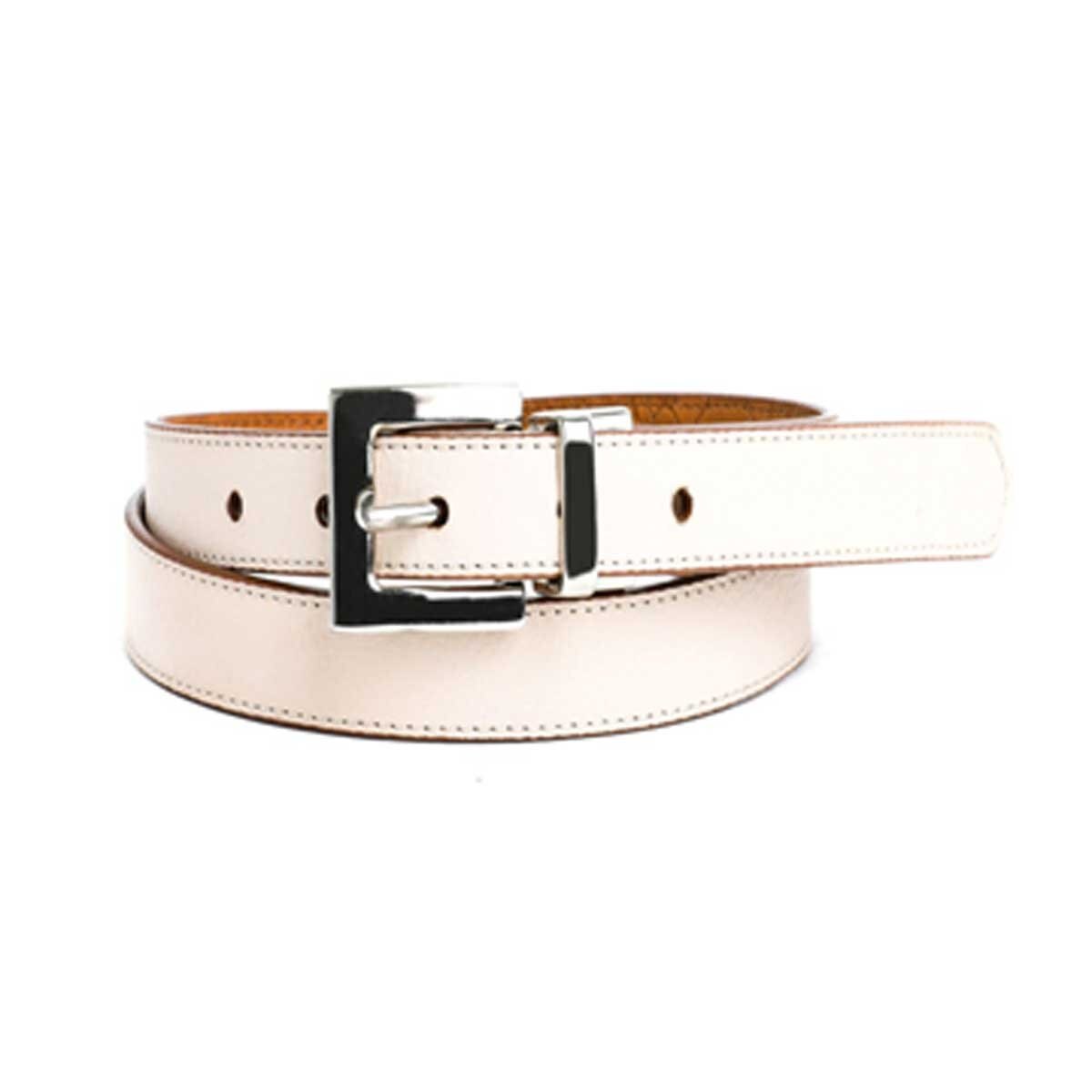 Cinturón Crema de Cuero Reversible Dockers para Dama