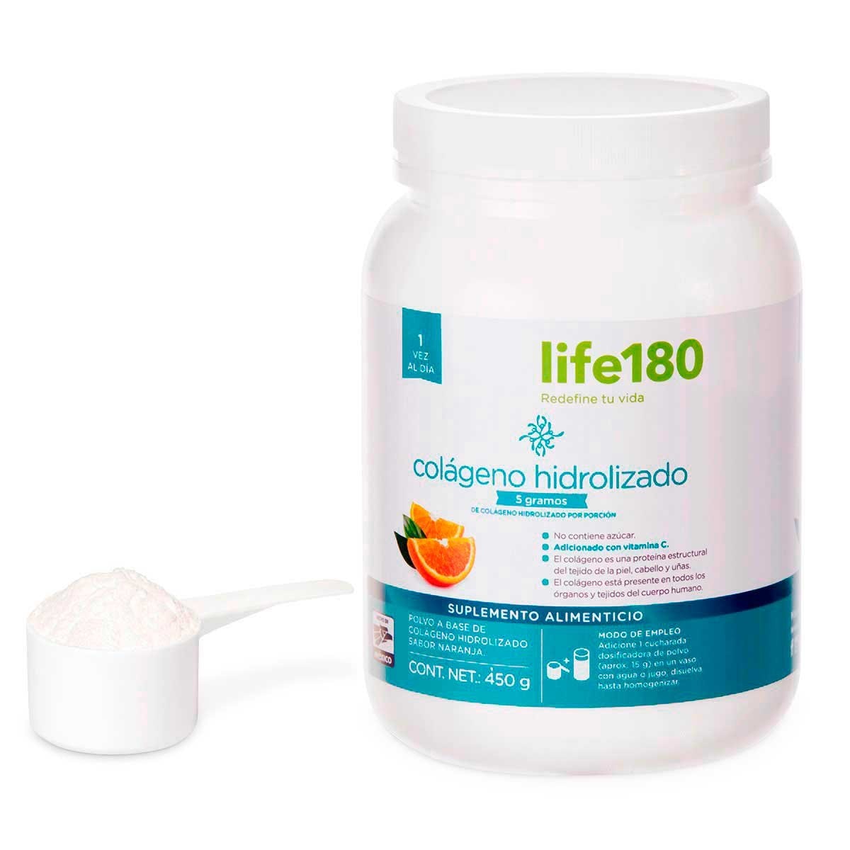 Colágeno Hidrolizado en Polvo 5G Life 180