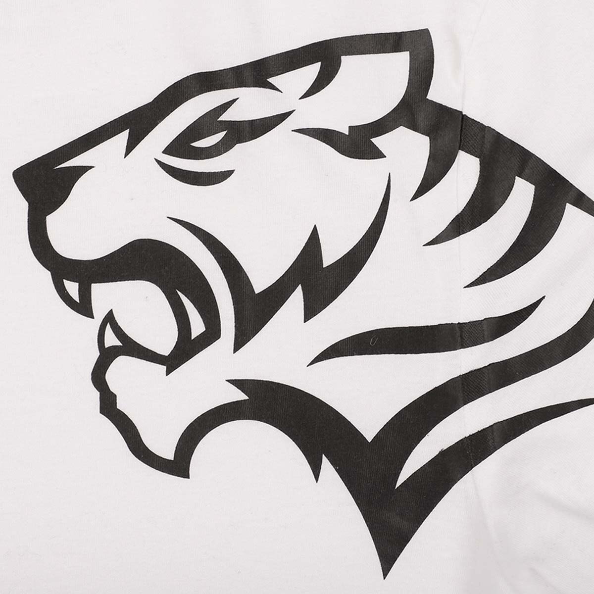 Playera Manga Corta con Estampado de Tigre para Caballero Fukka