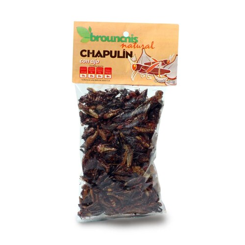 Chapulin con Ajo 40 Gr Brounchis