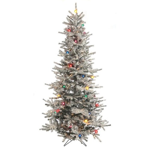 Árbol Navideño Verde Nevado Slim Vail 220 Cm