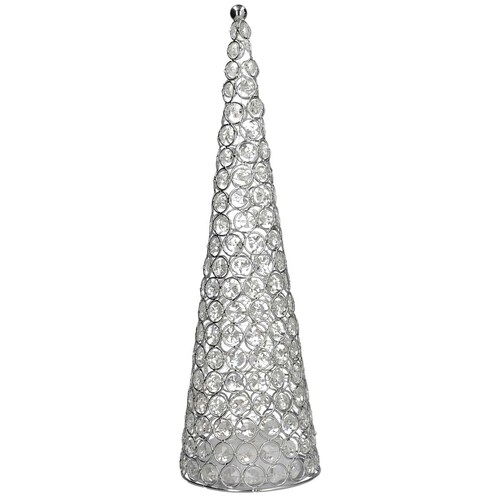 Pino Opulent de Metal con Piedras de Cristal Iluminado 45 Cm