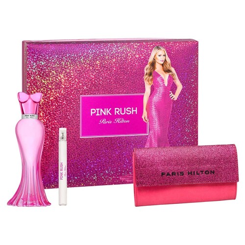 Estuche para Dama Paris Hilton Pink Rush Edp 100 Ml