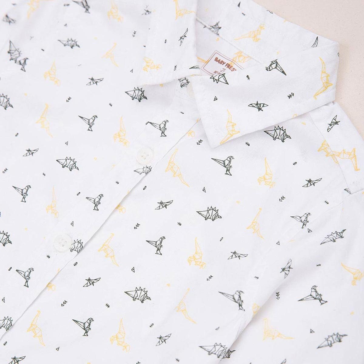 Camisa Manga Larga Blanca para Bebé Baby Fresh