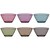 Set 6 Bowls Vidrio 12Ml Colores Lav