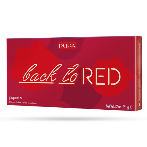 Paleta de Sombras para Ojos Pupa Back To Red
