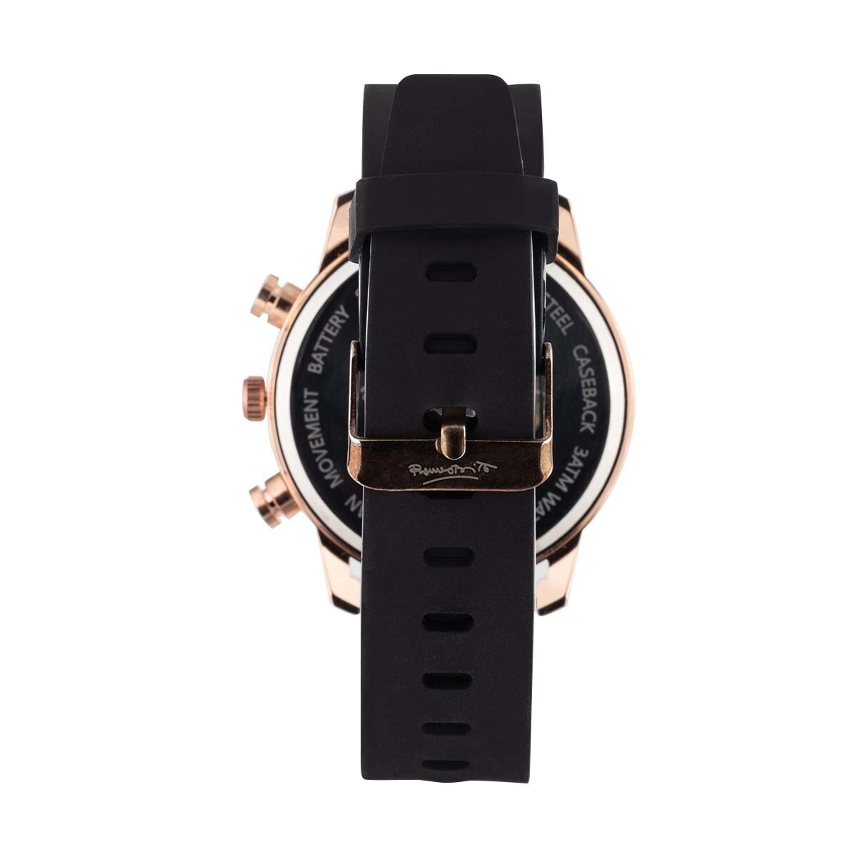 Set de Reloj Negro con Correa Romero Britto para Caballero