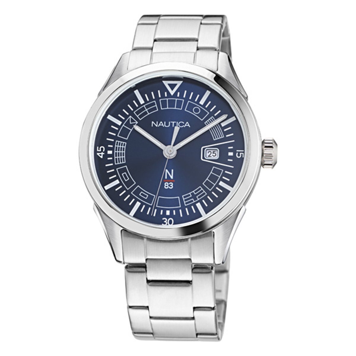 Reloj Plata para Caballero Nautica N83