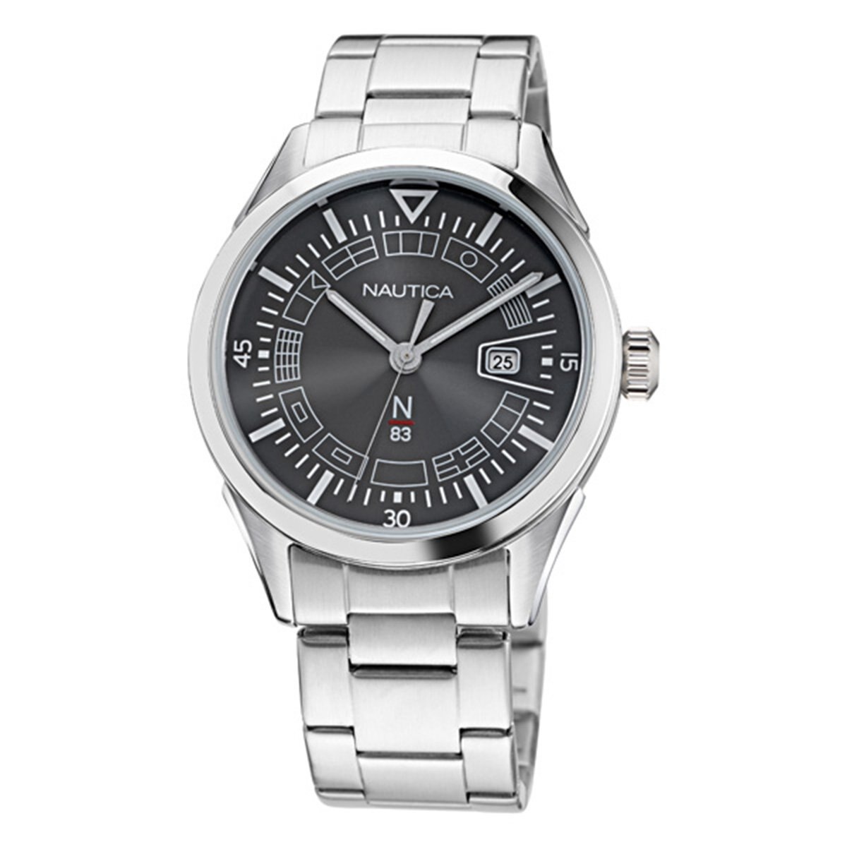 Reloj Plata para Caballero Nautica N83