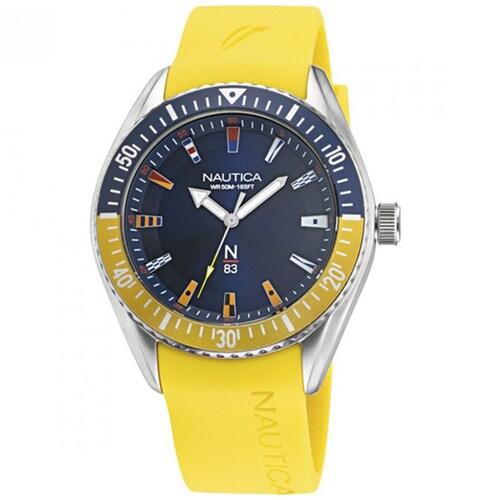 Reloj Amarillo para Caballero Nautica N83