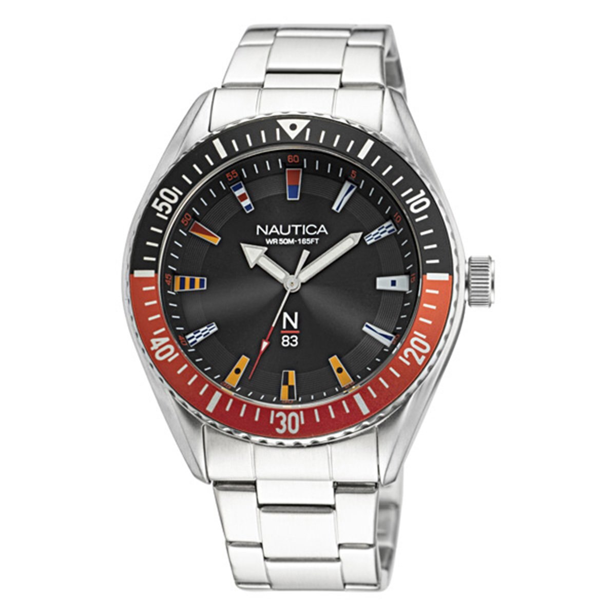 Reloj Plata para Caballero Nautica N83