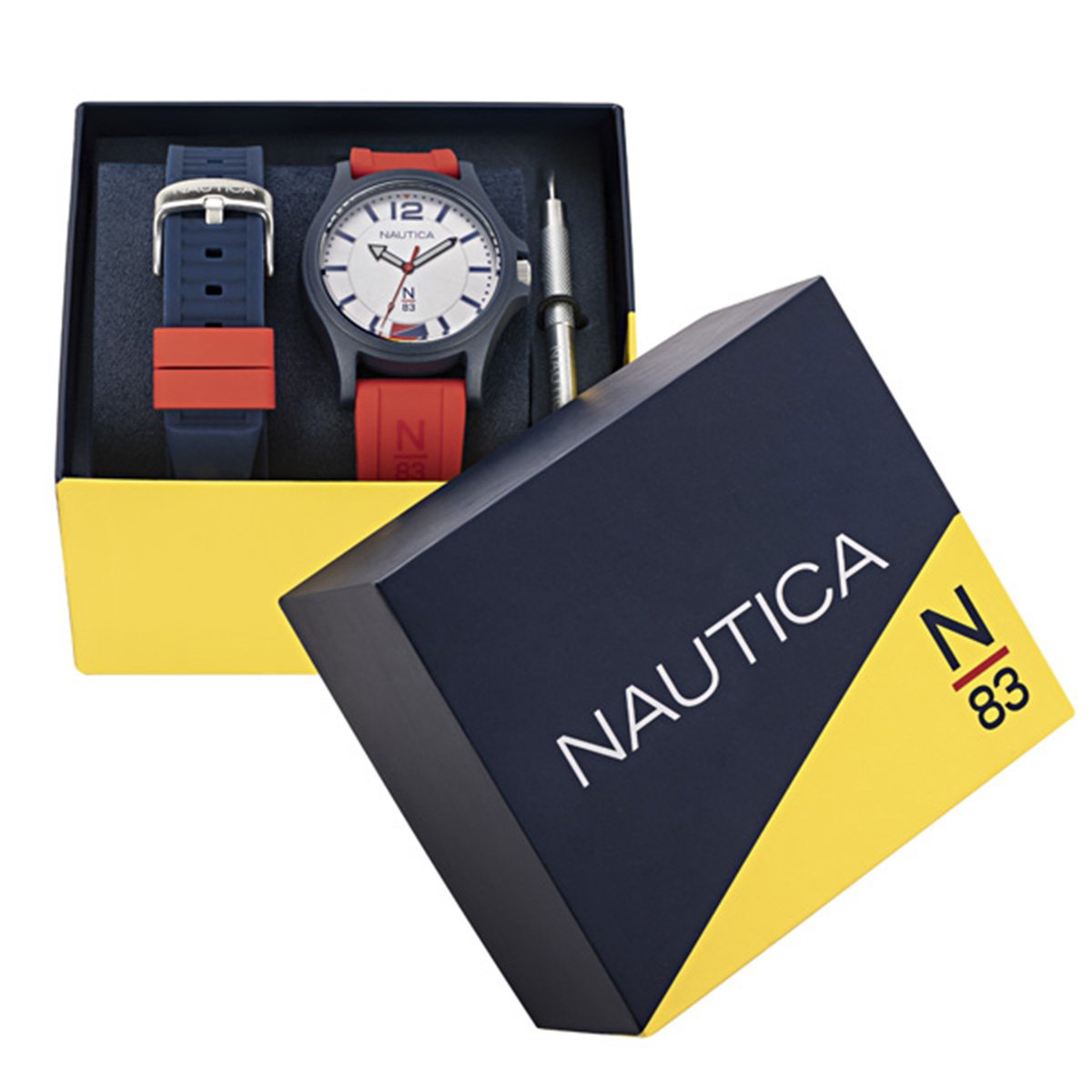 Reloj nautica online rojo