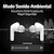 LG Tone Free Fn4 - Audífonos Inalámbricos Bluetooth con Geles para Oído Hipoalergénicos de Grado Médico  - Blancos
