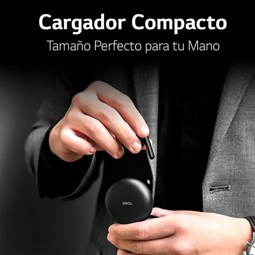 LG Tone Free Fn6 - Audífonos Inalámbricos Bluetooth con Uvnano Mata el  99.9% de Bacterias - Negros