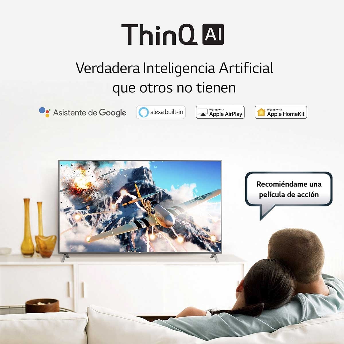 Pantalla 55" Nanocell Tv Ai Thinq 4K 55Nano91Una Lg