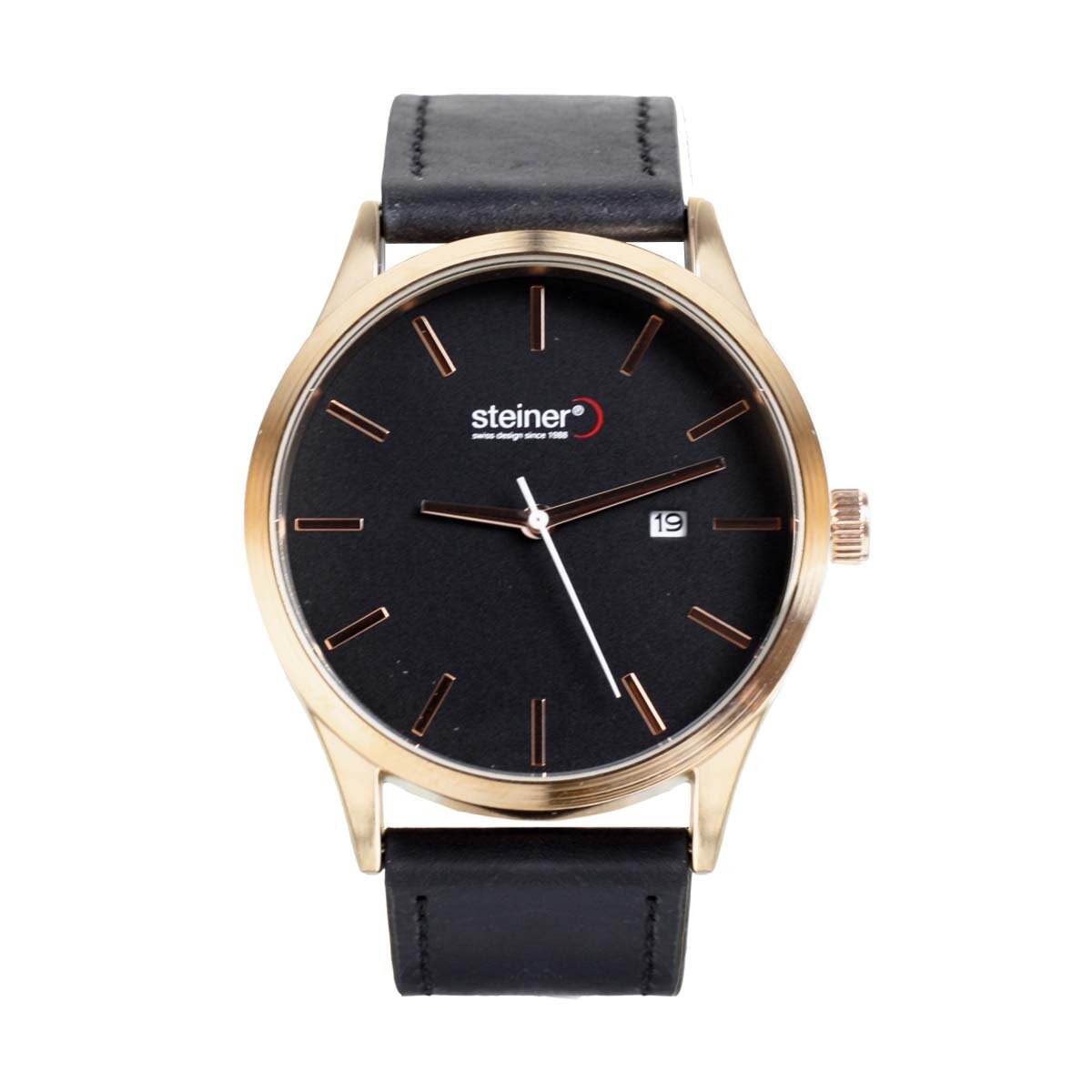 Reloj Negro-Dorado para Caballero Steiner