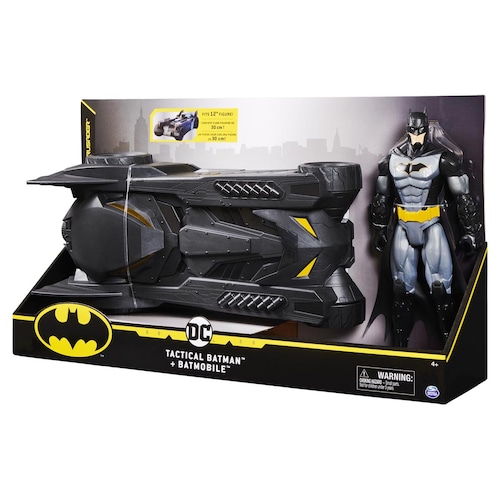 Batman Batimóvil con Figura de 12"