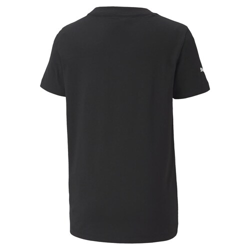 Playera Negra con Logo para Niño Puma Bmw Mms