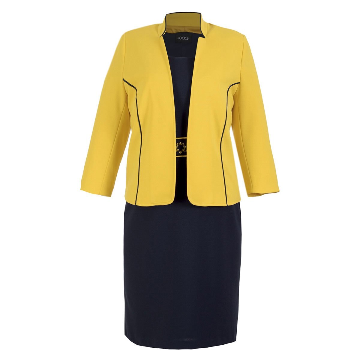 Conjunto Amarillo Combinado Manga Corta Joces