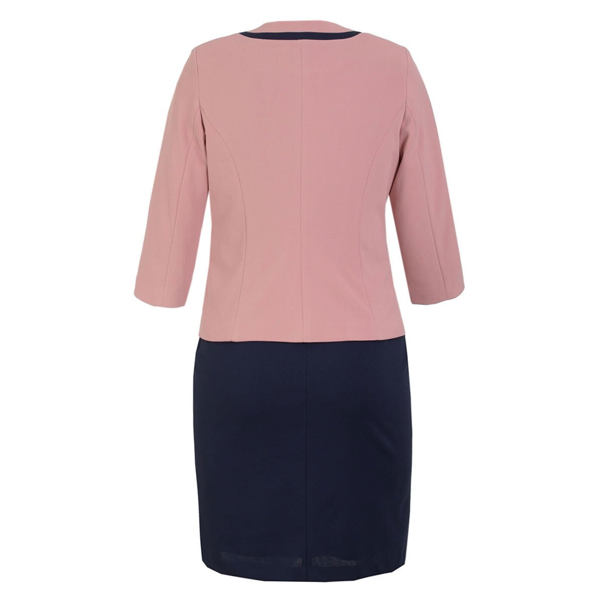 Conjunto Rosa Combinado Manga Corta Joces