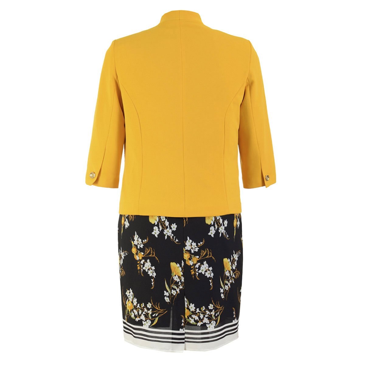 Conjunto Amarillo Combinado Manga Corta Joces