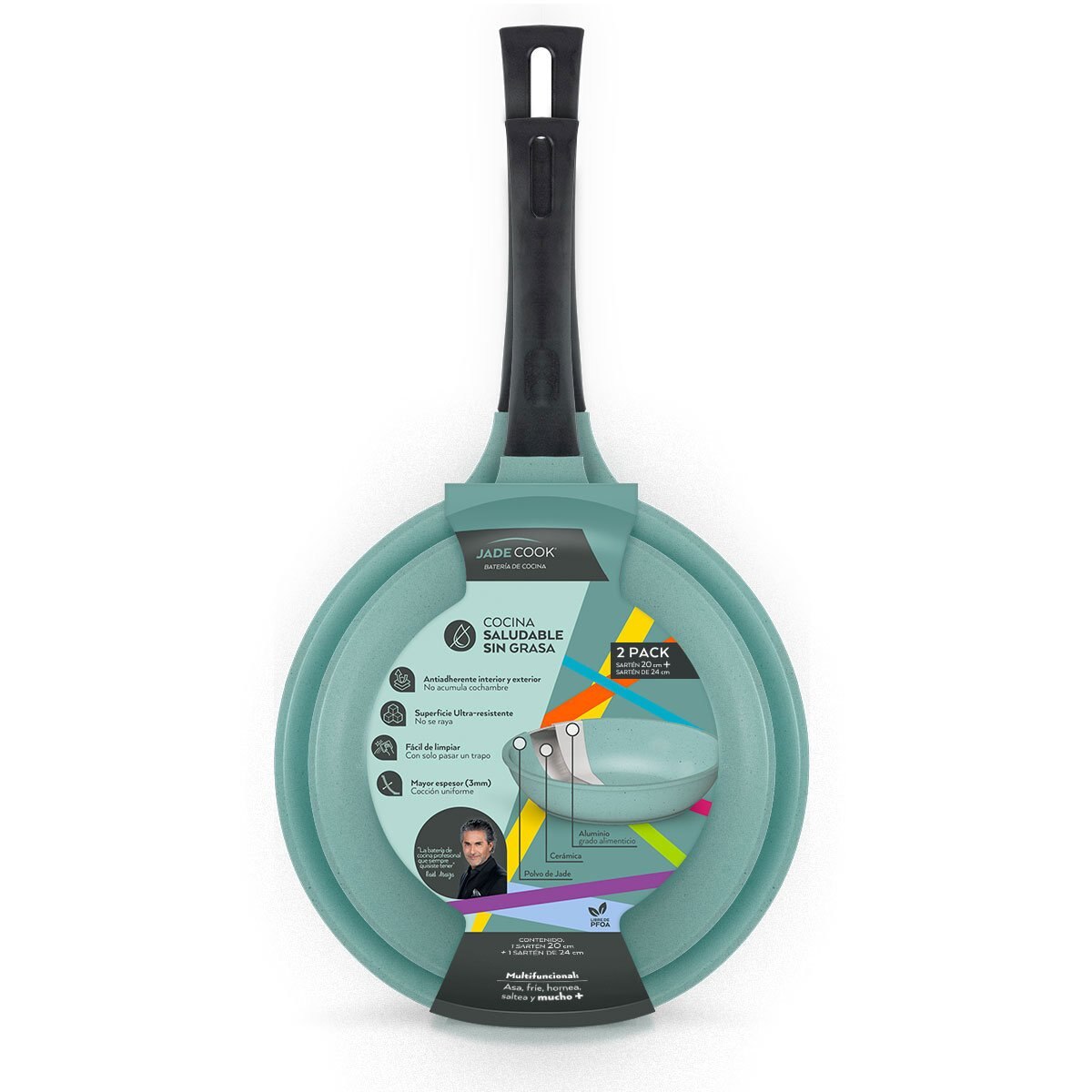 Pack de Sartenes 20 Cm + 24 Cm