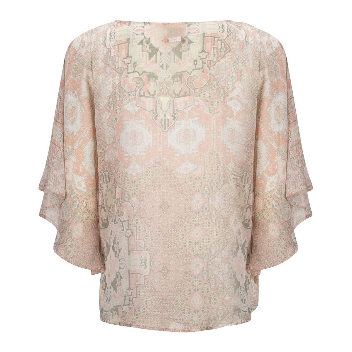 Blusa Rosa Claro Manga Larga Ruby Rd para Dama