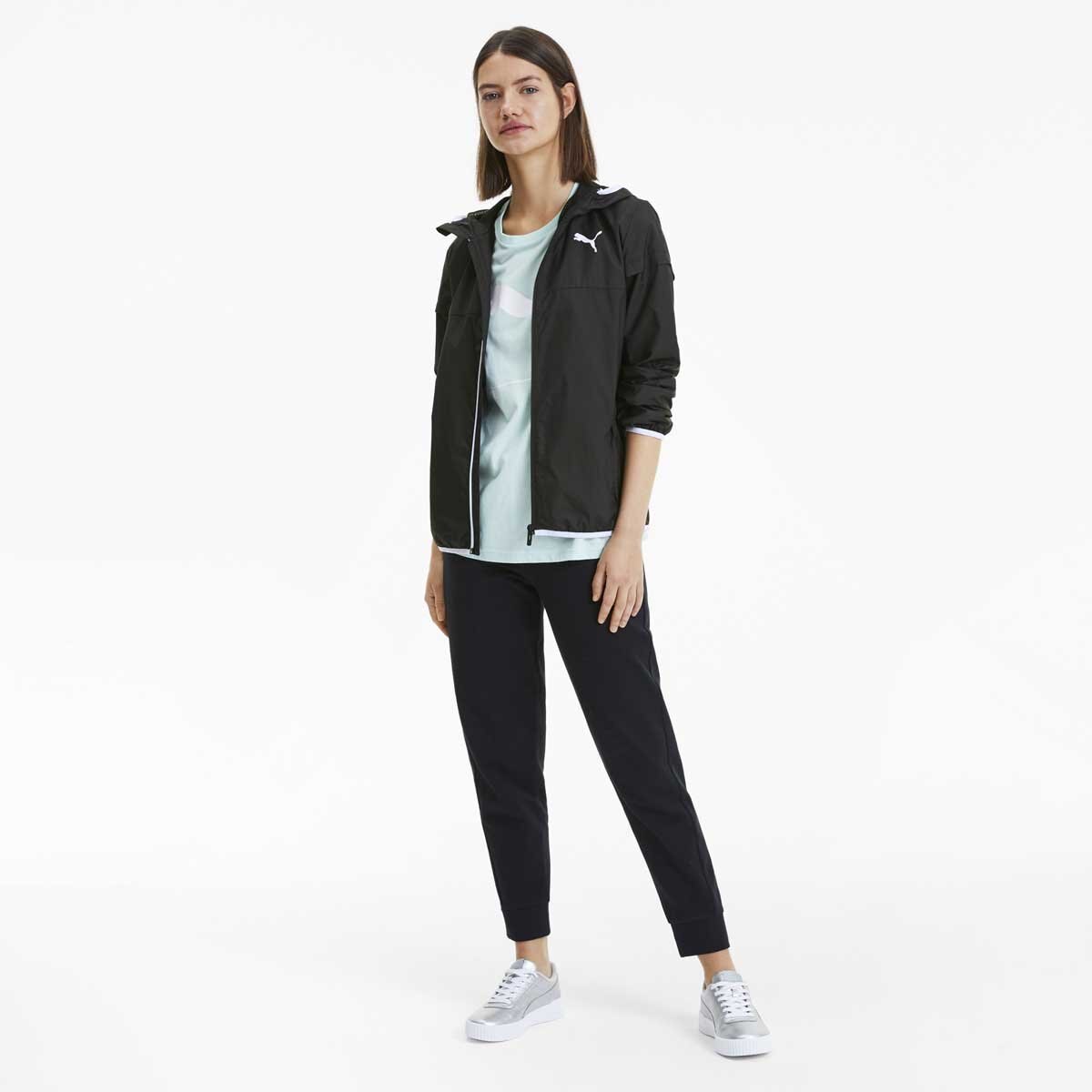 Chamarra Negra Casual Puma para Dama