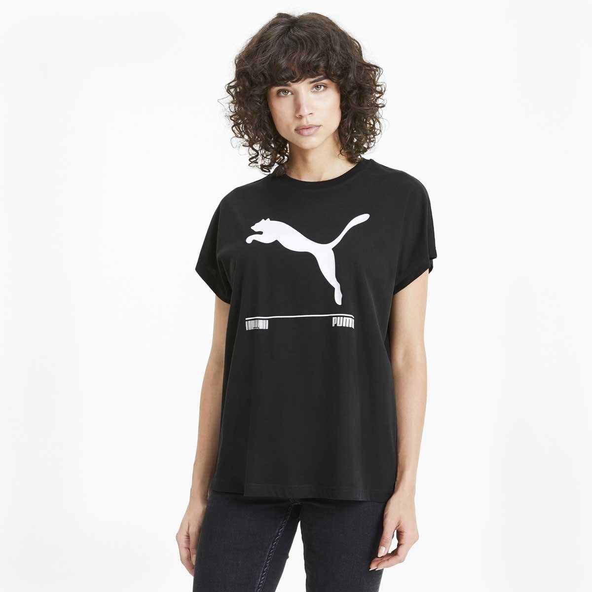 playera puma negra