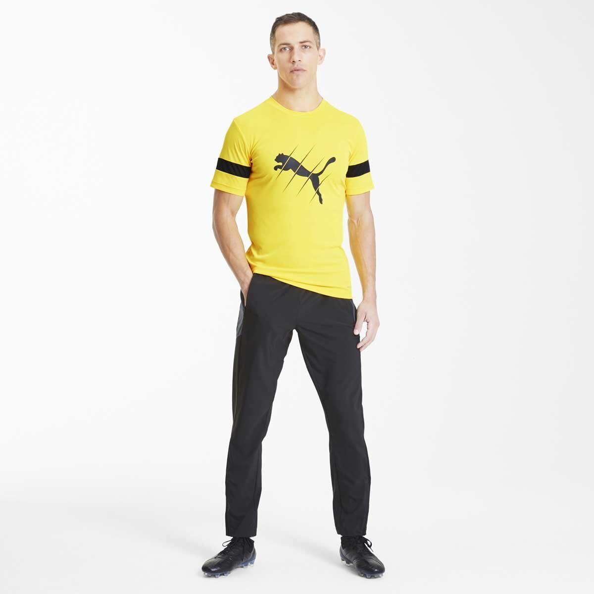 Playera Amarilla Puma para Caballero