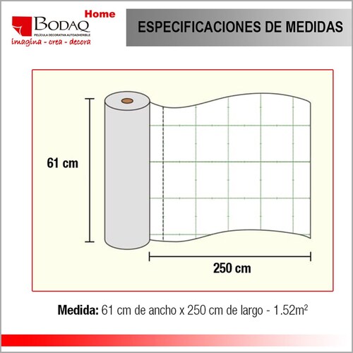 Vinil Decorativo Auto Aadherible Blanco Mate Bodaq Home