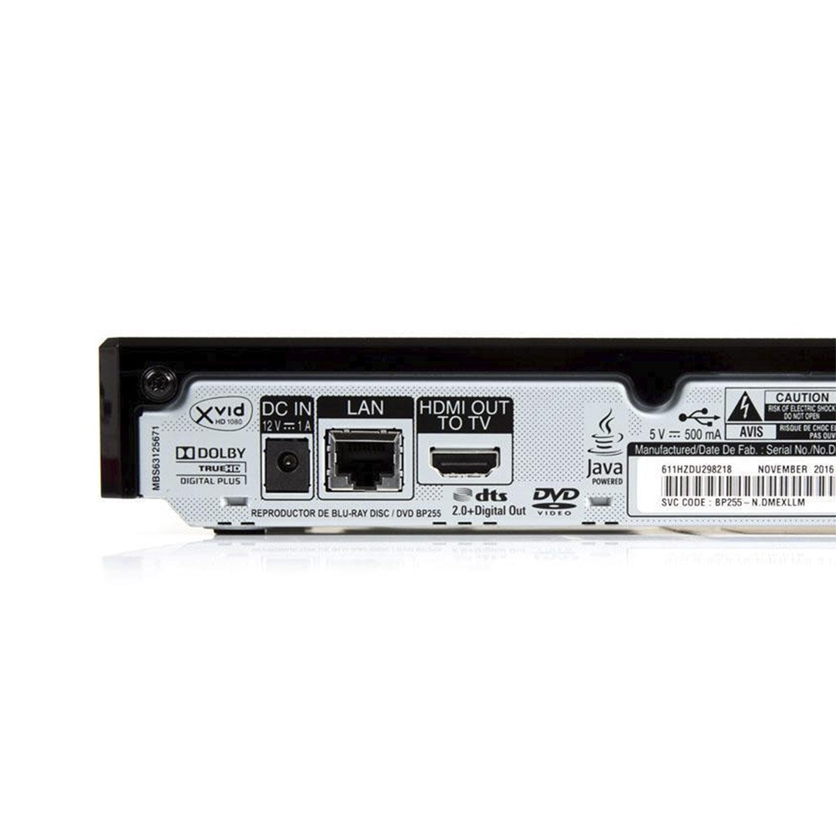 Reproductor Blu- Ray Bp255 Lg