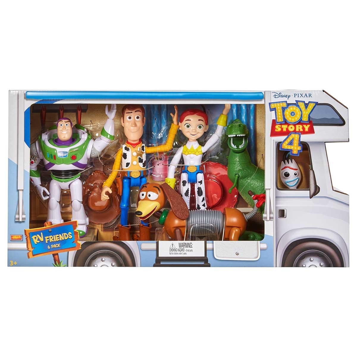 Toy Story 6 Figuras de Accion Woody Buzz Lightyear Forky Jessie Slinky Y Rex