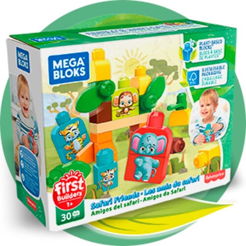 Juguete para Bebés Amigos Del Safari Mega Bloks