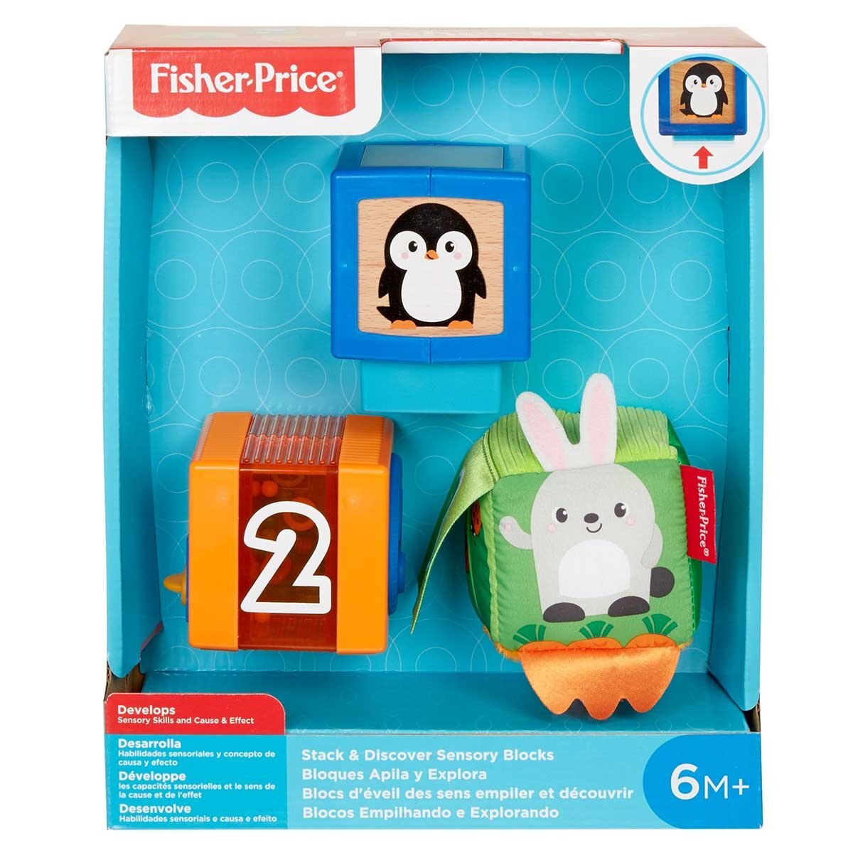 Juguete para Bebés Bloques Apila Y Explora Fisher-Price