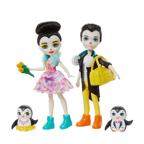 Enchantimals Muñeca Patinadores de Hielo