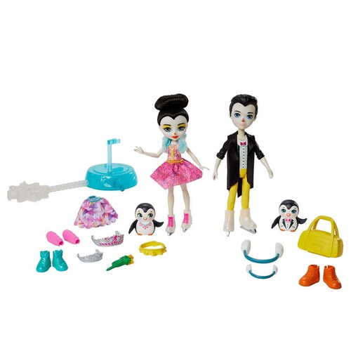 Enchantimals Muñeca Patinadores de Hielo