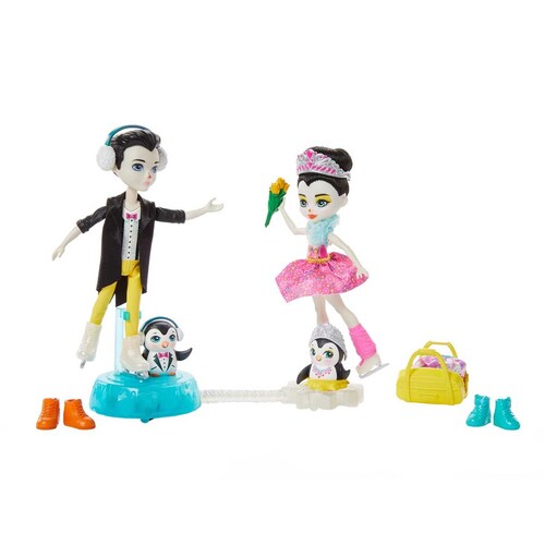 Enchantimals Muñeca Patinadores de Hielo