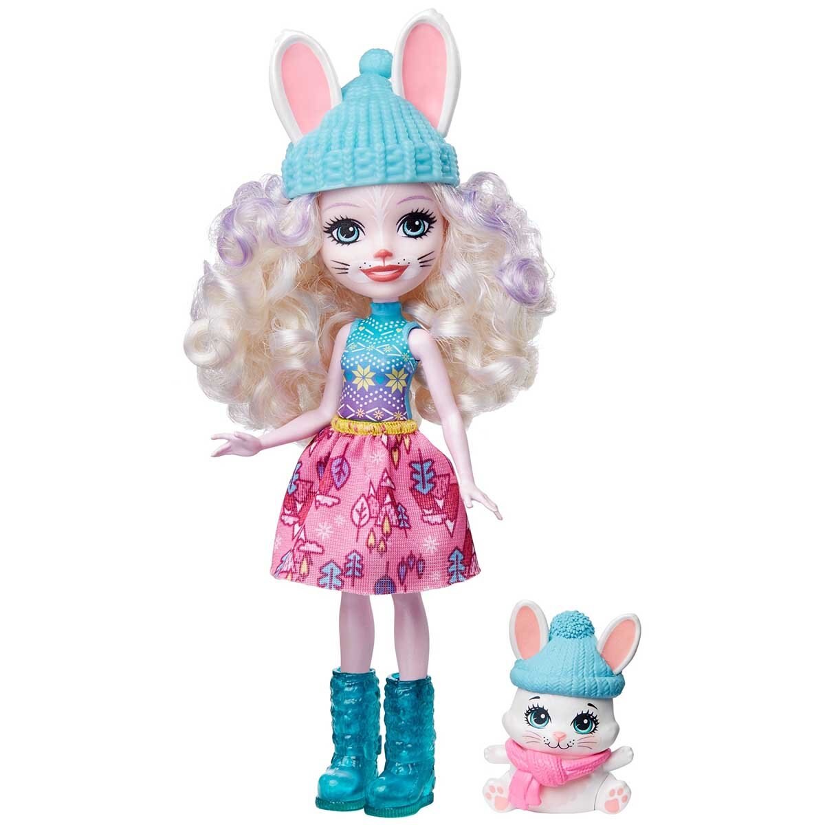 Enchantimals Muñeca Chalet de Esquí de Snow Valley