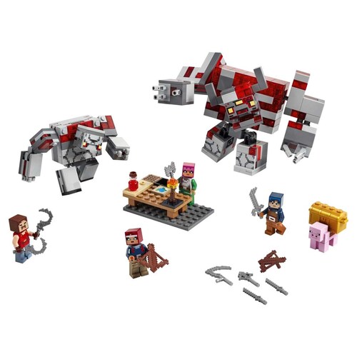 La Batalla por la Piedra Roja Lego Minecraft