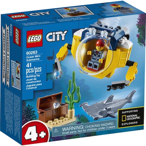 Océano: Minisubmarino Lego City Oceans