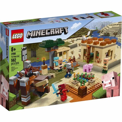La Invasión de los Illager Lego Minecraft