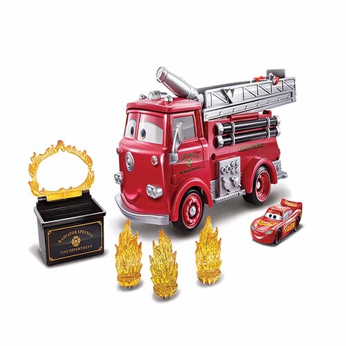 Veh&iacute;culo de Juguete Color Changer Red Fire Truck Cars