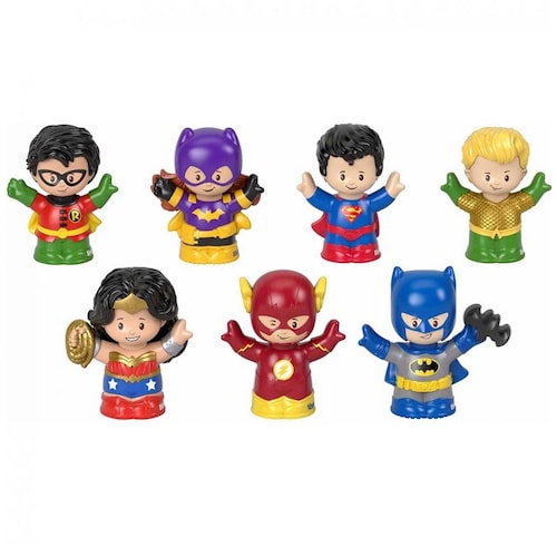 Paquete de Figuras Súper Héroes Dc Super Friends  Little People