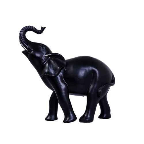Figura Decorativaelefante Negro