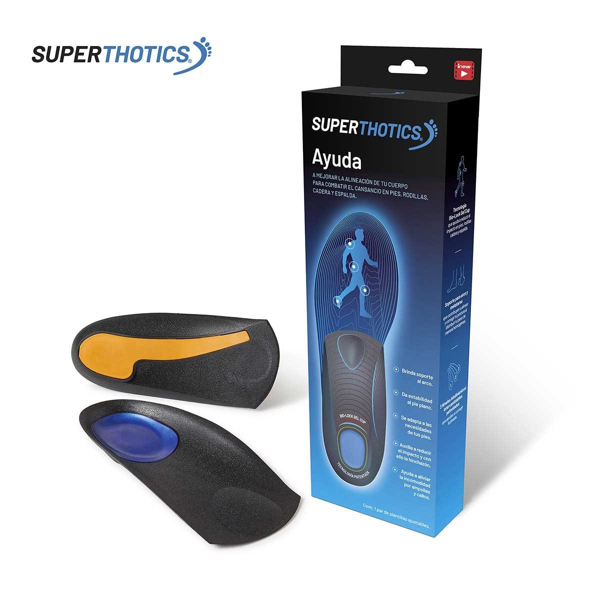 Plantilla Ortopédica Superthotics® L (27.5-29) Hombre