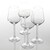 Set 4 Copas Allegra de Vidrio Transparente 348Ml para Vino Tinto