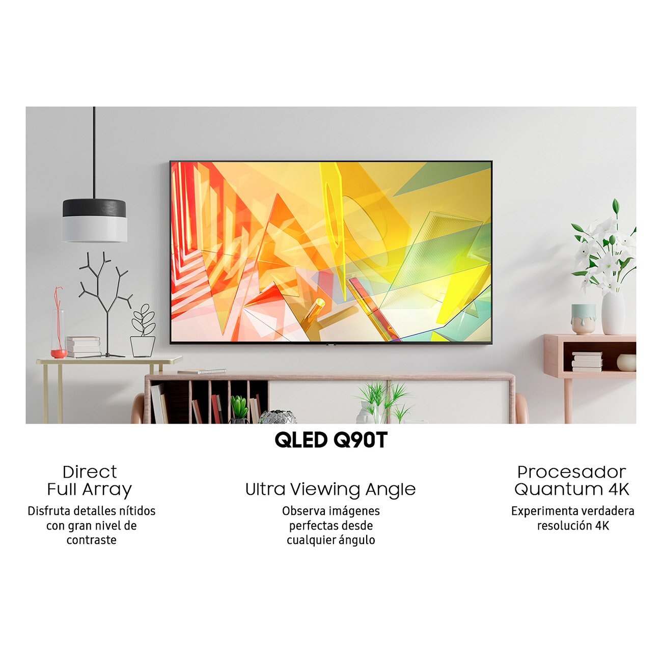 Pantalla 65" Qled Uhd 4K Qn65Q90Tafxzx Samsung