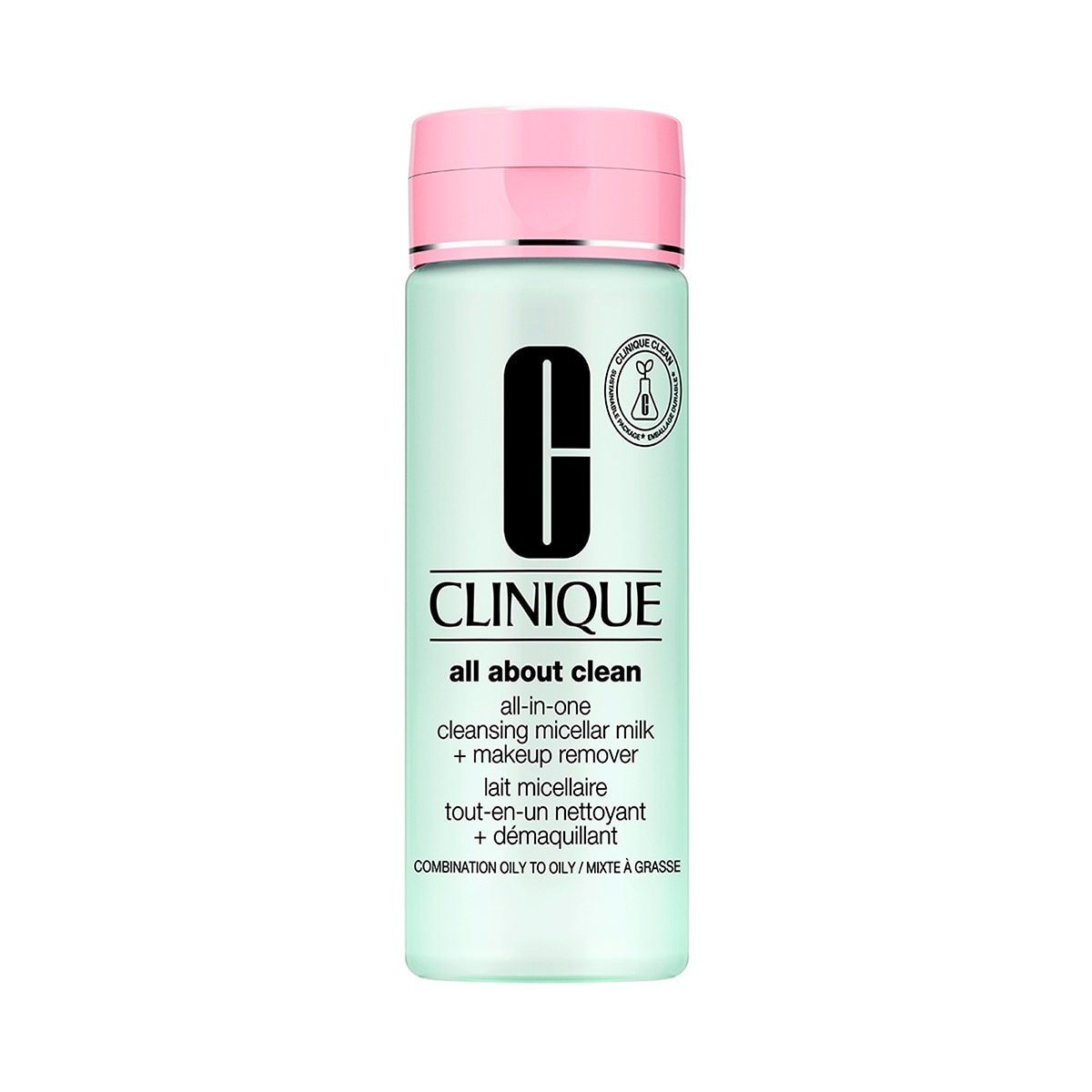 Desmaquillante Clinique para Piel Grasa, Cleansing Micellar Milk + Makeup Remover