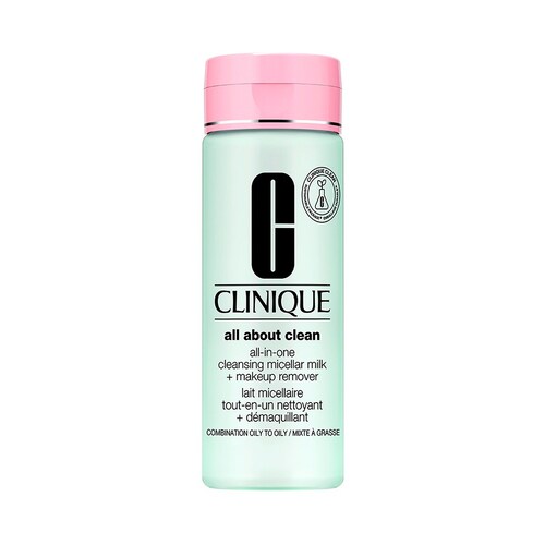 Desmaquillante Clinique para Piel Grasa, Cleansing Micellar Milk + Makeup Remover